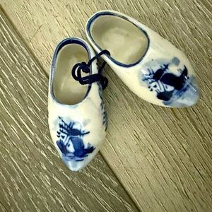 Mini clog glass home wall decor vintage unique gift windmills